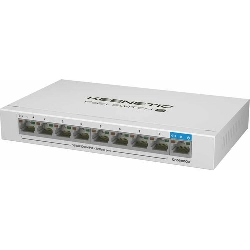 Коммутатор Keenetic (KN-4710) powertone poe инжектор неуправляемый pi 154 1a 1x10 100 1000base t 802 3af poe бюджет 18вт уценка