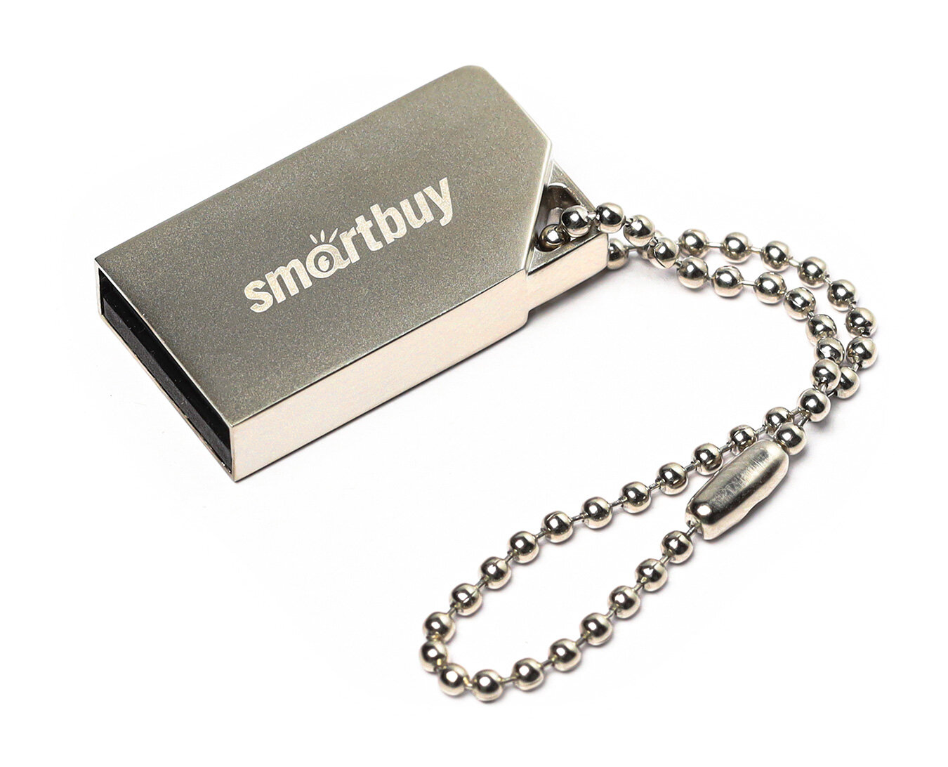 Флеш-накопитель USB 2.0 Smartbuy 16GB MU30 Metal (SB016GBMU30), серый металлик