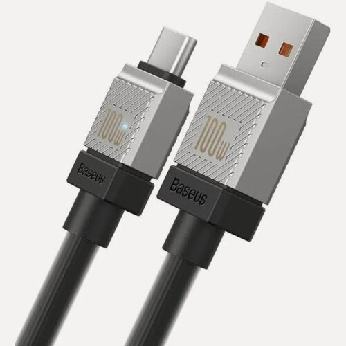 Изображение товара Кабель Baseus CoolPlay Series Fast Charging, USB-A - USB-C, 100 Вт, 1 м, черный (CAKW000601)