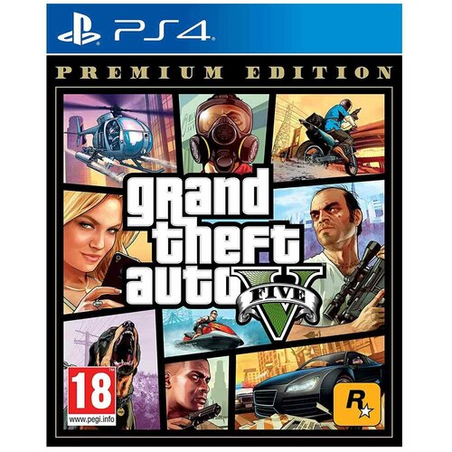 Игра Grand Theft Auto V Premium Edition для PlayStation 4 2325₽