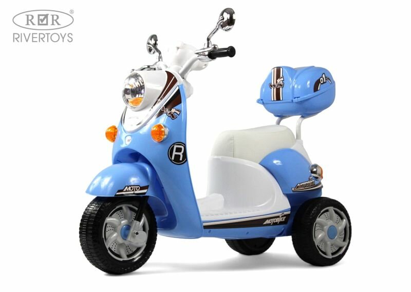 Другие электромобили Rivertoys Детский электромобиль Z444ZZ синий — фото 1