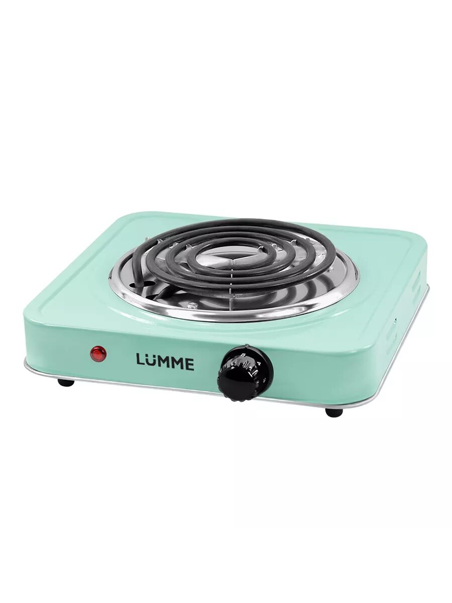 Плитка электрическая LUMME LU-3628, мятная, тиффаниевая, 1900Вт