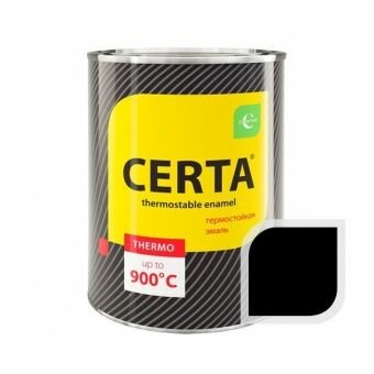 CERTA эмаль термост. антикорр. 700 °C черный (RAL 9004) (0,8кг)