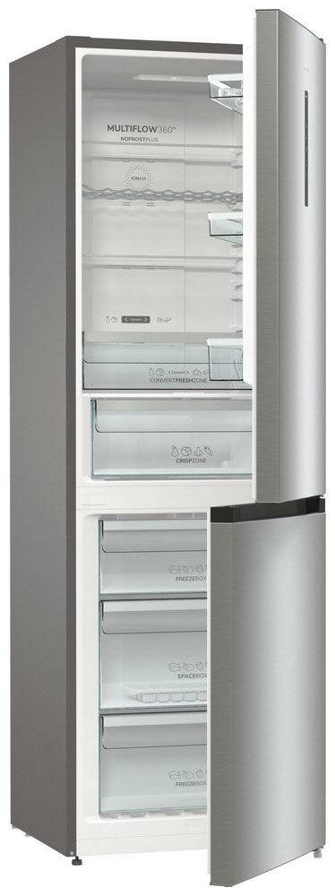 Холодильник Gorenje NRK6192AXL4 нержавеющая сталь, 185 см, зона свежести, NoFrost — фото 1