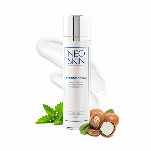 Крем для лица и кожи вокруг глаз с пептидами дневнойночной для всех типов кожи Neo Skin 50 мл 3880₽