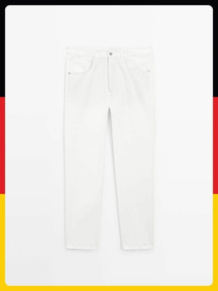 Брюки классические Massimo Dutti, размер EU.29, белый