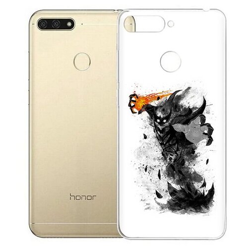 Чехол задняя-панель-накладка-бампер MyPads nevermore черно белый для Huawei Honor 7C/Huawei Honor Play 7A High противоударный чехол задняя панель накладка бампер mypads часы жизни черно белый для huawei honor 7c huawei honor play 7a high противоударный