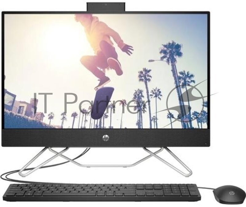 Моноблок 24'' HP 6M806EA i7-1255U/8GB/512GB SSD/Iris Xe Graphics/WiFi/BT/noOS/jet black - фото №8