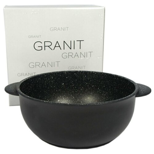 Кастрюля казан 24 см Granit Collection Pentolpress с гранитным покрытием