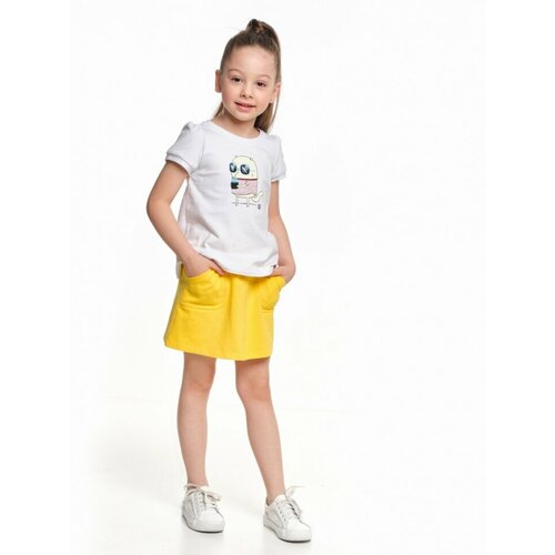 Комплект одежды Mini Maxi, повседневный стиль, размер 110, белый