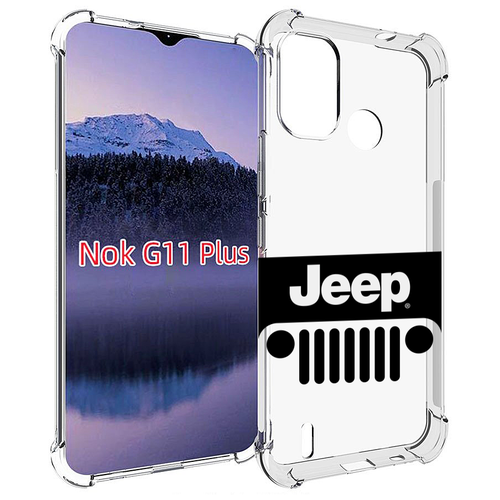 Чехол MyPads jeep-джип-3 мужской для Nokia G11 Plus задняя-панель-накладка-бампер чехол mypads jeep джип 3 мужской для nokia g11 g21 задняя панель накладка бампер