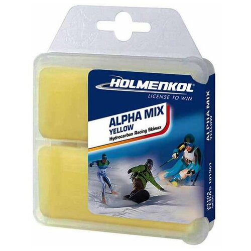 фото Парафин лыжный holmenkol alphamix yellow