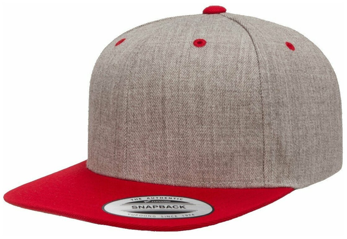 Кепка FlexFit 6089MT - Classic Snapback Heather/Red 