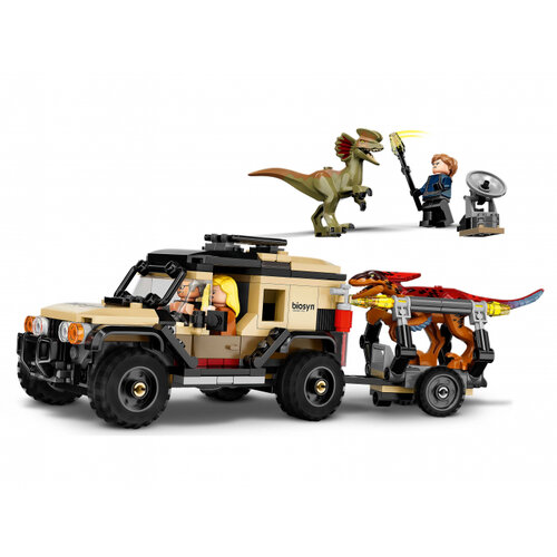 Конструктор LEGO Jurassic World Транспорт пирораптора и дилофозавра 76951 lego® jurassic world 75938 тираннозавр против робота динозавра