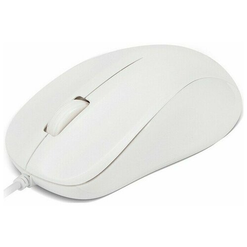 CBR CM 131c White Мышь проводная оптическая USB 1200 dpi 3 кнопки и колесо прокрутки ABS-пластик возможность нанесения логотипа длина кабеля 27600₽