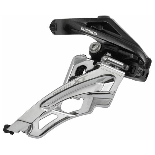 переключатель скоростей передний для велосипеда shimano xt m8020d direct mount side swing для 2x11 верхняя тяга Переключатель передний SHIMANO XT M8020-H, верхний хомут, side-swing, 2X11, IFDM8020HX6