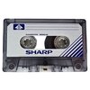 Фото #1 Аудиокассета SHARP демонстрационная синяя 10 минутная для магнитофонов SHARP. Бланк.