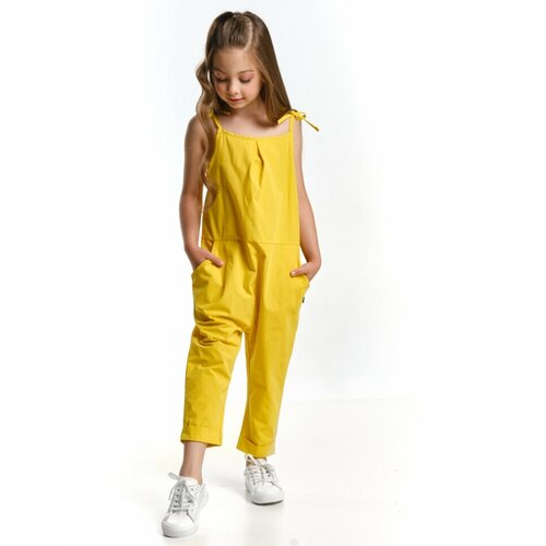 Комбинезон Mini Maxi для девочек, размер 80, горчичный