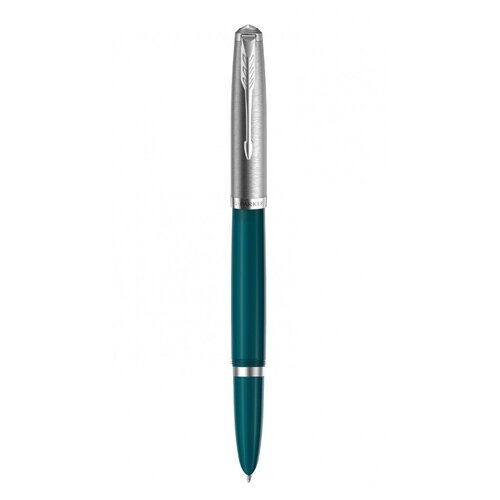перьевая ручка jinhao x450 lightning blue 0 5mm подарочная упаковка Parker 51 CORE TEAL BLUE CT Перьевая ручка, паркер, перо F