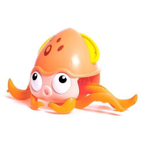 Каталка-игрушка Сима-ленд Осьминог, оранжевый каталка игрушка сима ленд пёсик 7261498 разноцветный
