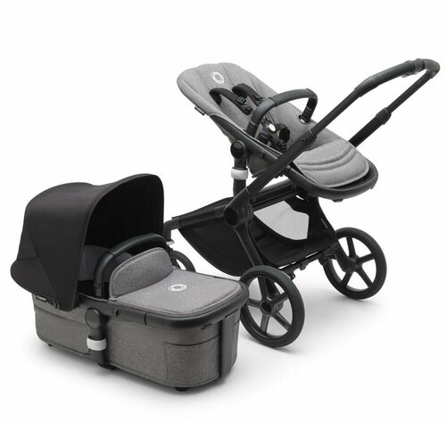 Коляска-трансформер Bugaboo Fox 5 Black/Grey /Midnight black