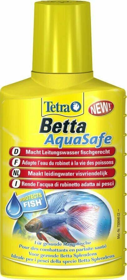 Кондиционер для подготовки воды аквариума Tetra Betta AquaSafe для всех видов бойцовых рыб