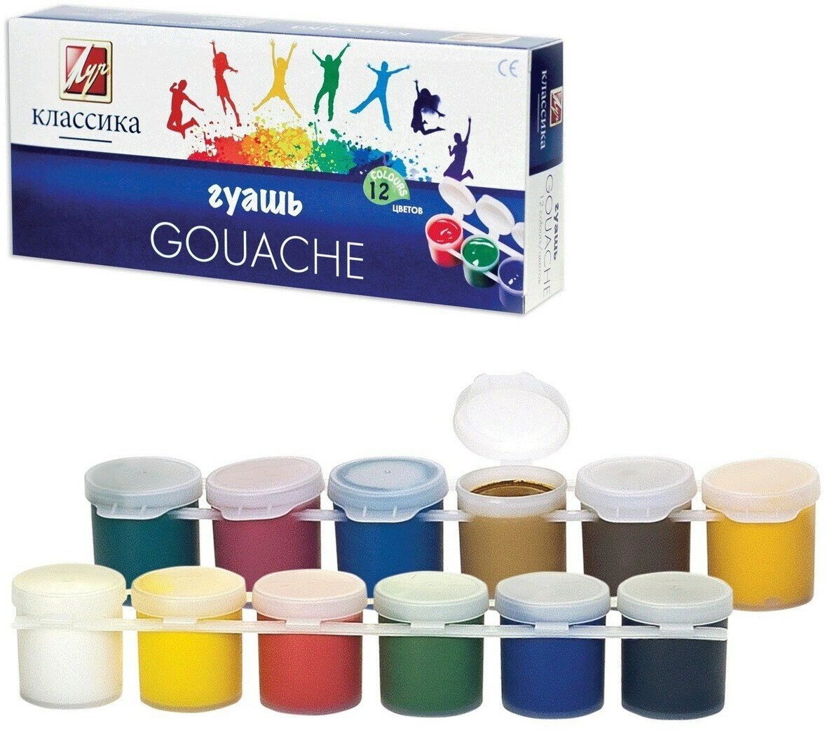 Гуашь Классика 12 цветов — фото 1