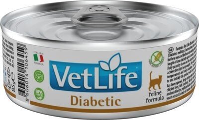 Влажный корм для кошек Farmina Vet Life Diabetic для кошек при диабете, 85 г - фотография № 2