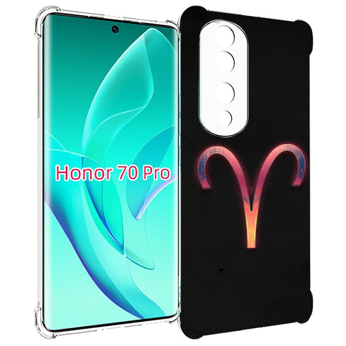 Чехол MyPads знак зодиака овен 1 для Honor 70 Pro / 70 Pro Plus задняя-панель-накладка-бампер