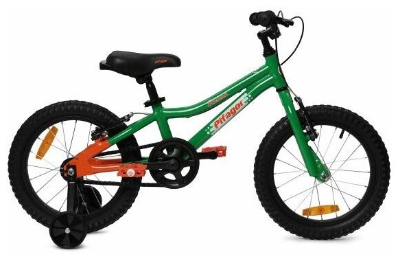 Велосипед Pifagor Rowan 16" (Велосипед Pifagor Rowan 16", алюминий, PG16RNGO Зеленый/Оранжевый)