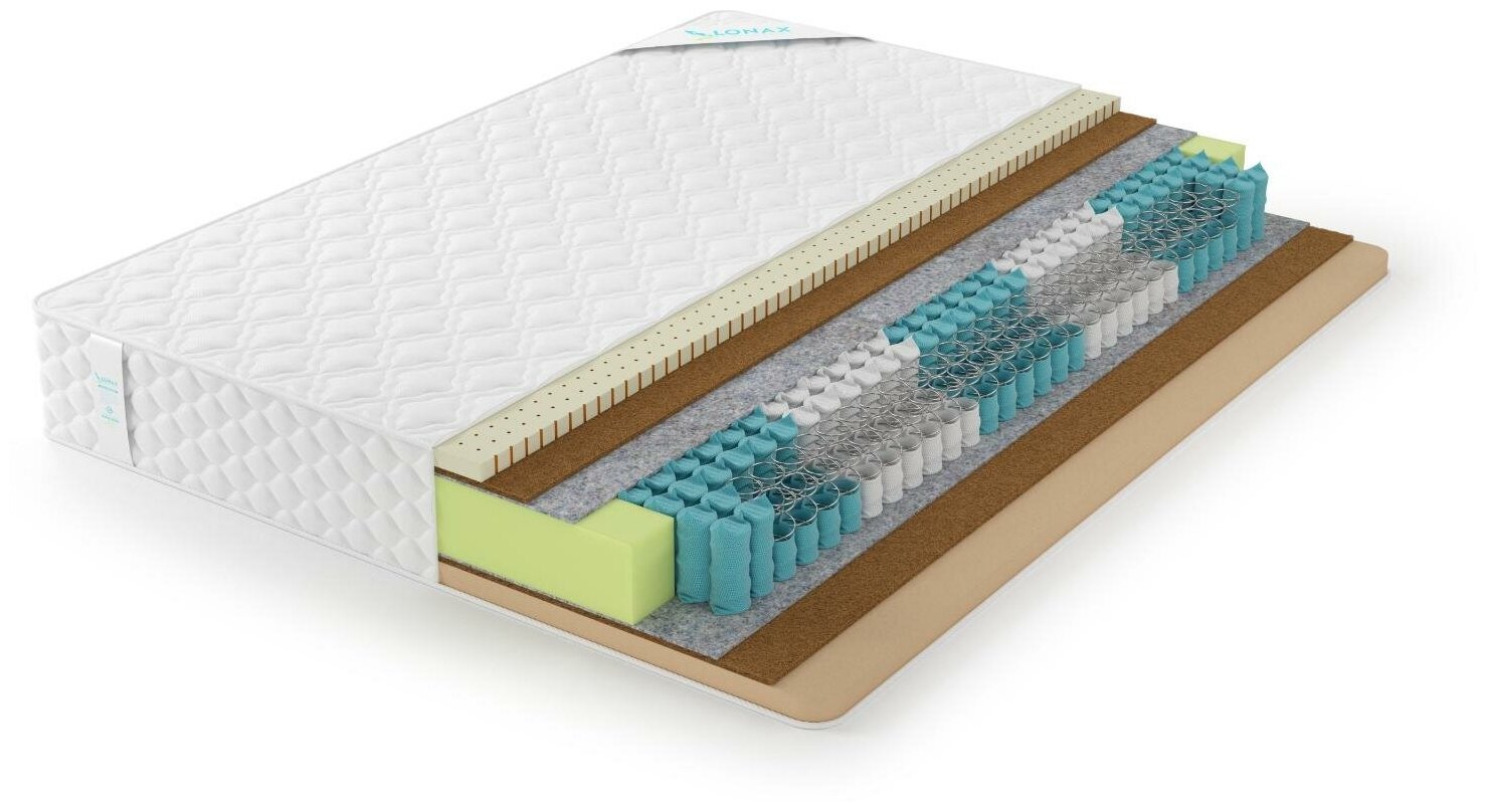 Россия Матрас Lonax Memory-Latex Medium TFK 5 Zone 170x190