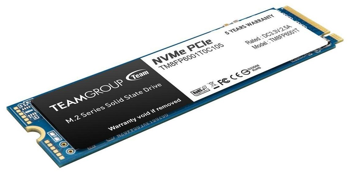 Твердотельный накопитель Team Group 1 ТБ M2 TM8FP6001T0C101