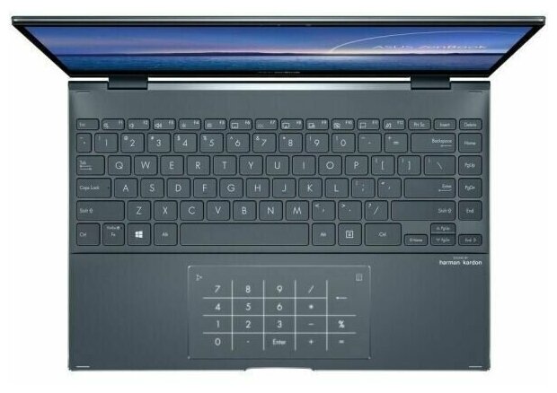 133 Ноутбук ASUS ZenBook Flip 13 UX363EA-HP684W 1920x1080 Intel Core i5 1135G7 24 ГГц RAM 8 ГБ DDR4 SSD 512 ГБ Intel Iris Xe Graphics Windows 11 Home 90NB0RZ1-M006T0 серый