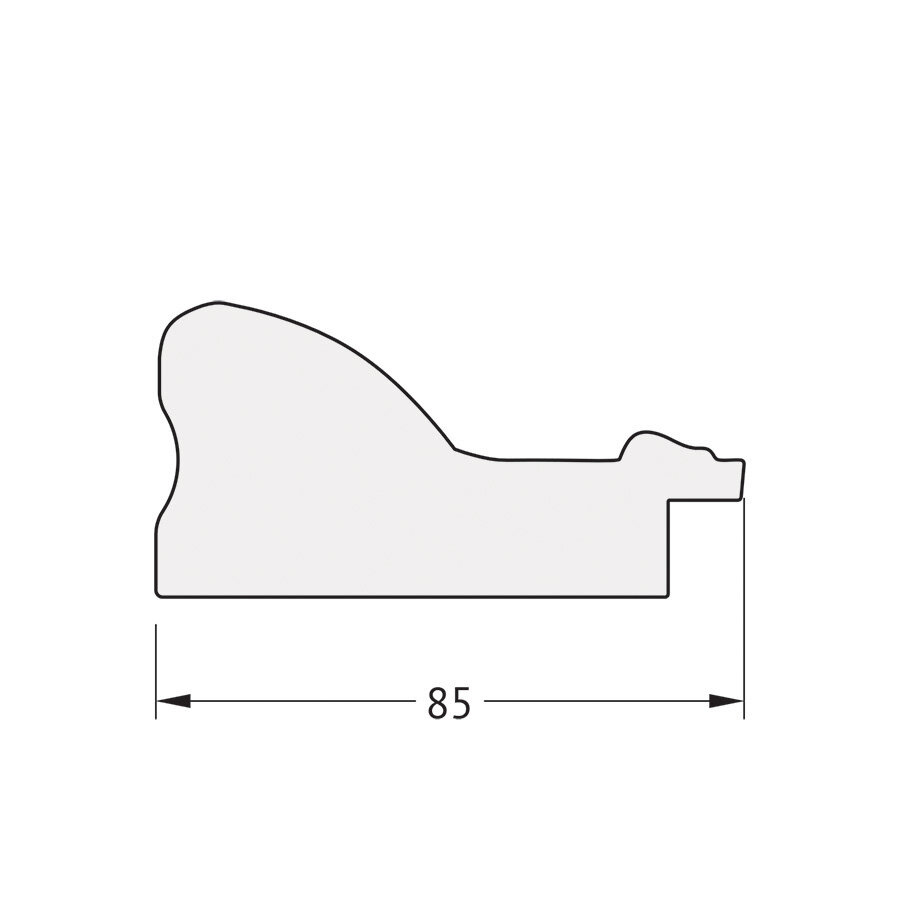 Зеркало в раме 75x95см Evoform виньетка бронзовая - фото №4