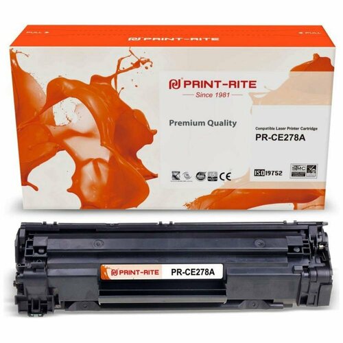 Картридж лазерный Print-Rite TFH898BPU1J1 PR-CE278A CE278A black ((2100стр.) для HP LJ P1566/P1606w) (PR-CE278A) картридж easyprint ce278a 2100стр черный