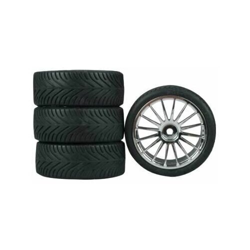 Dynamite 16-Spoke Chrome Wheel, Radial 4 DYN7961