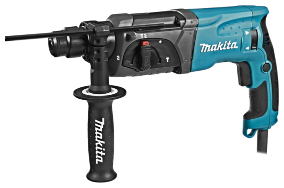 Перфоратор Makita HR2470X20 кейс + набор буров D-20703