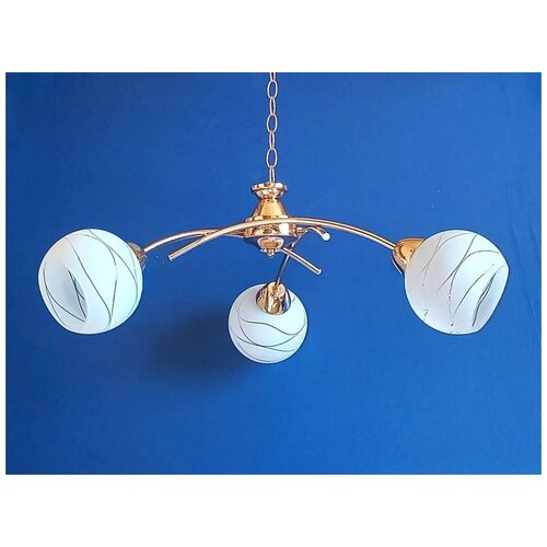 Люстра потолочная LS 716/3 цвет золото