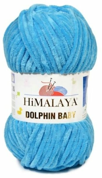 Пряжа Himalaya Dolphin baby бирюзовый (80326), 100%полиэстер, 120м, 100г, 1шт