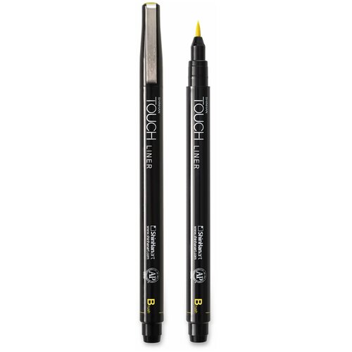 Линер TOUCH Линер TOUCH LINER Brush (наконечник-кисть) ShinHan Art, желтый