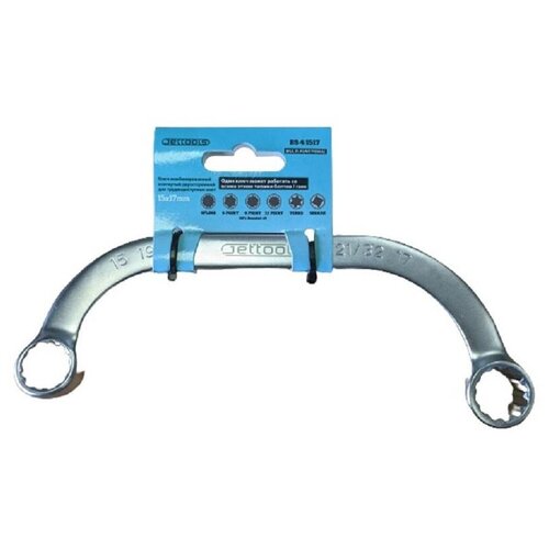 Ключ мульти комбинированный изогнутый 15х17мм JETTOOLS B9-4-1517 365₽