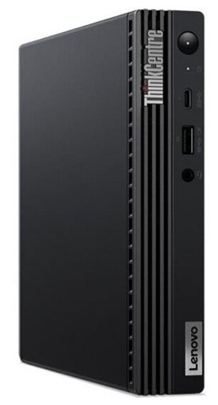 Lenovo ПК Lenovo ThinkCentre Tiny M70q-2 slim i3 10105T 4Gb 1Tb 7.2k Windows 10 Professional 64 WiFi BT клавиатура мышь черный