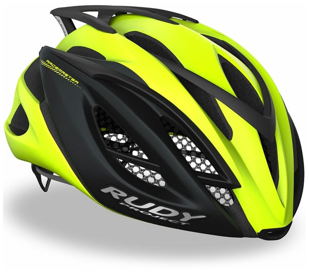 Шлем Rudy Project RACEMASTER YELLOW FLUO-BLACK, велошлем, размер S/M