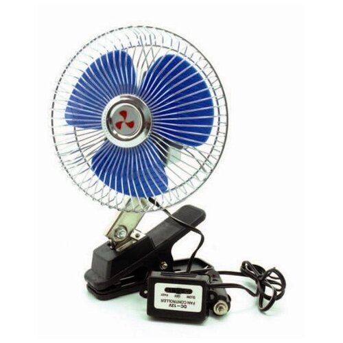 Вентилятор автомобильный AVS Comfort 8043 12В 6 корпус металл переключатель цвет серебристый 137200₽