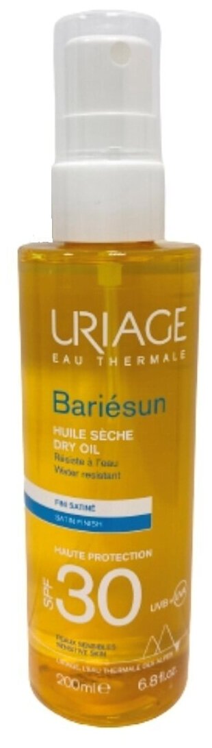 Uriage Bariesun Масло-спрей для кожи сухое, SPF 30+, 200 мл