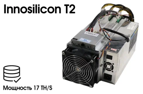 Асик Innosilicon T2 17 Th/2020 года выпуска/s Asic/ Miner/ Antminer / Mining / Майнер