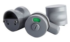 фото Фурнитура пластмассовая для туалетных кабин