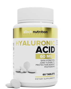 Гиалуроновая кислота/ HYALURONIC ACID aTech nutrition 60 таблеток