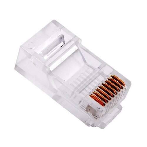 VCOM VNA2200-1/100 Коннекторы RJ-45 для UTP кабеля 5 кат. ( 100 шт.) vcom vna2200 1 100 коннекторы rj 45 для utp кабеля 5 кат 100 шт