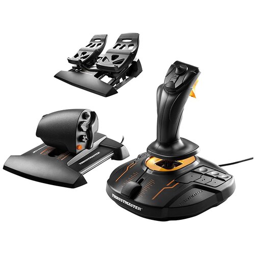 Джойстик Thrustmaster T.16000M FCS Flight Pack, черный t flight полный комплект xbox джойстик педали